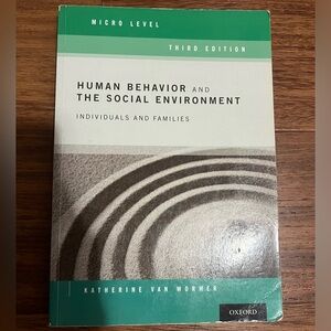 Human Behavior and the Social Environment Individuals and Families Paperback